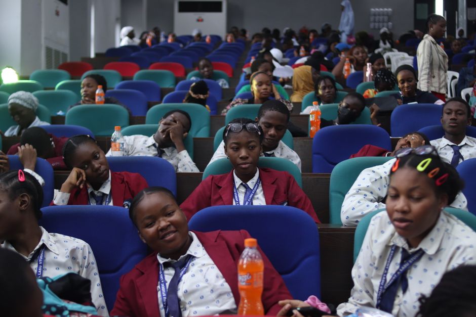Financial education session in Nigeria with participants learning about capital markets